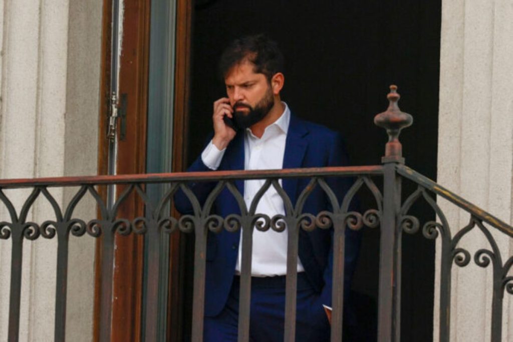 Conversación interceptada a Presidente Boric